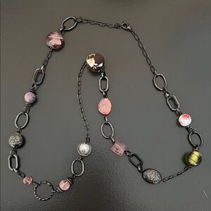Elegant Multi-Color Beaded Necklace